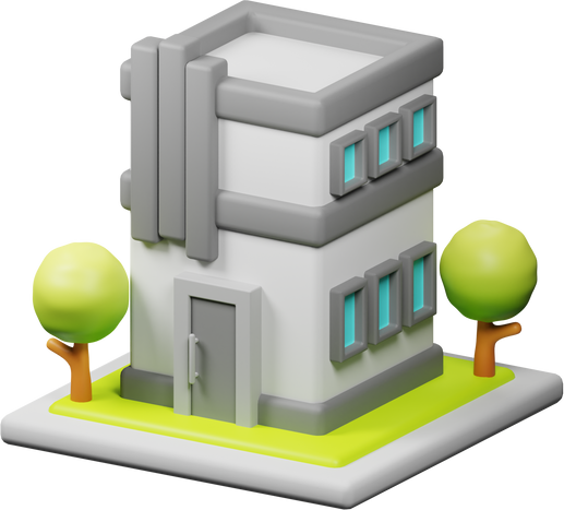 3D Isometric building